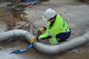 Emergency underground pipe repair using shotcrete technology for rapid, non-invasive pipe repair and long-lasting structural reinforcement.
